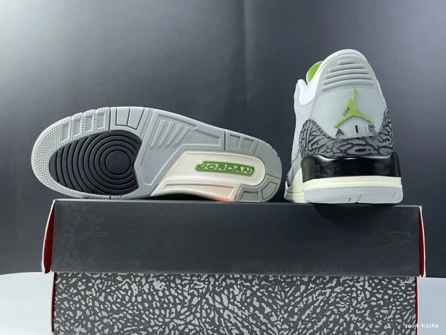 Rep 136064-006 Chlorophyll Retro Jordan 3 Air 0723